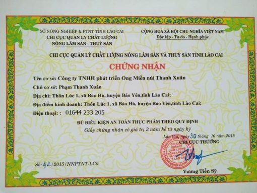 Mật Ong Thanh Xuân, Mật Ong Thanh Xuân Lào Cai